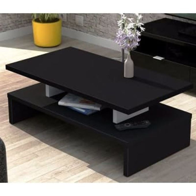 Black White Center Table-Coffee Table Home Furniture