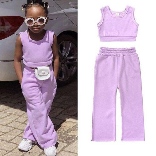 Top And Pant Set 2pcs Kids Joggers Set