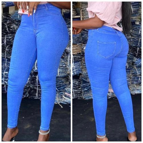 Classic Ladies High Waist Jean- Light Blue