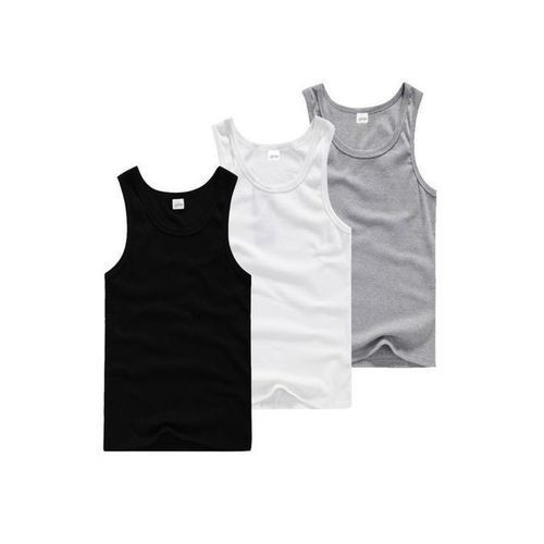 Unique beaute 3-in-1 Pack Coloured Singlets
