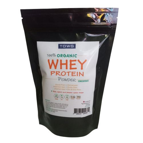 TOWG 100% Organic Whey Protein Powder