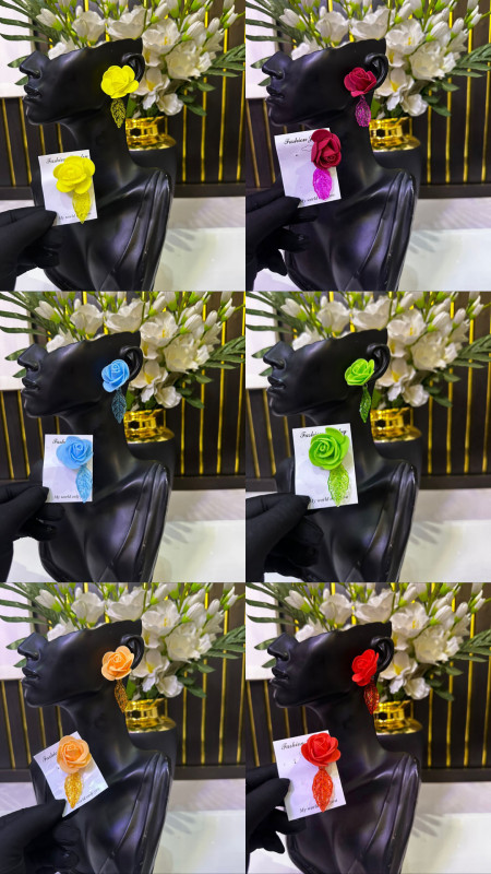 The petal purse earrings